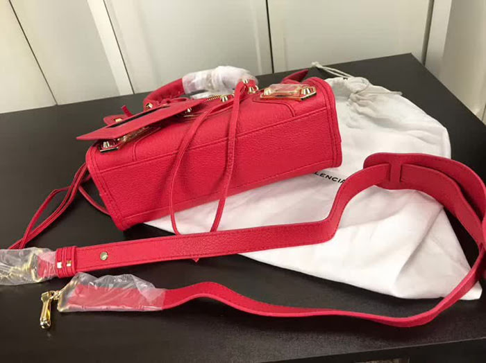 BALENCIAG巴黎世家 經典機車 原版山羊皮 包邊五金款 簡單時尚風格 手提肩背斜挎包  BL1430